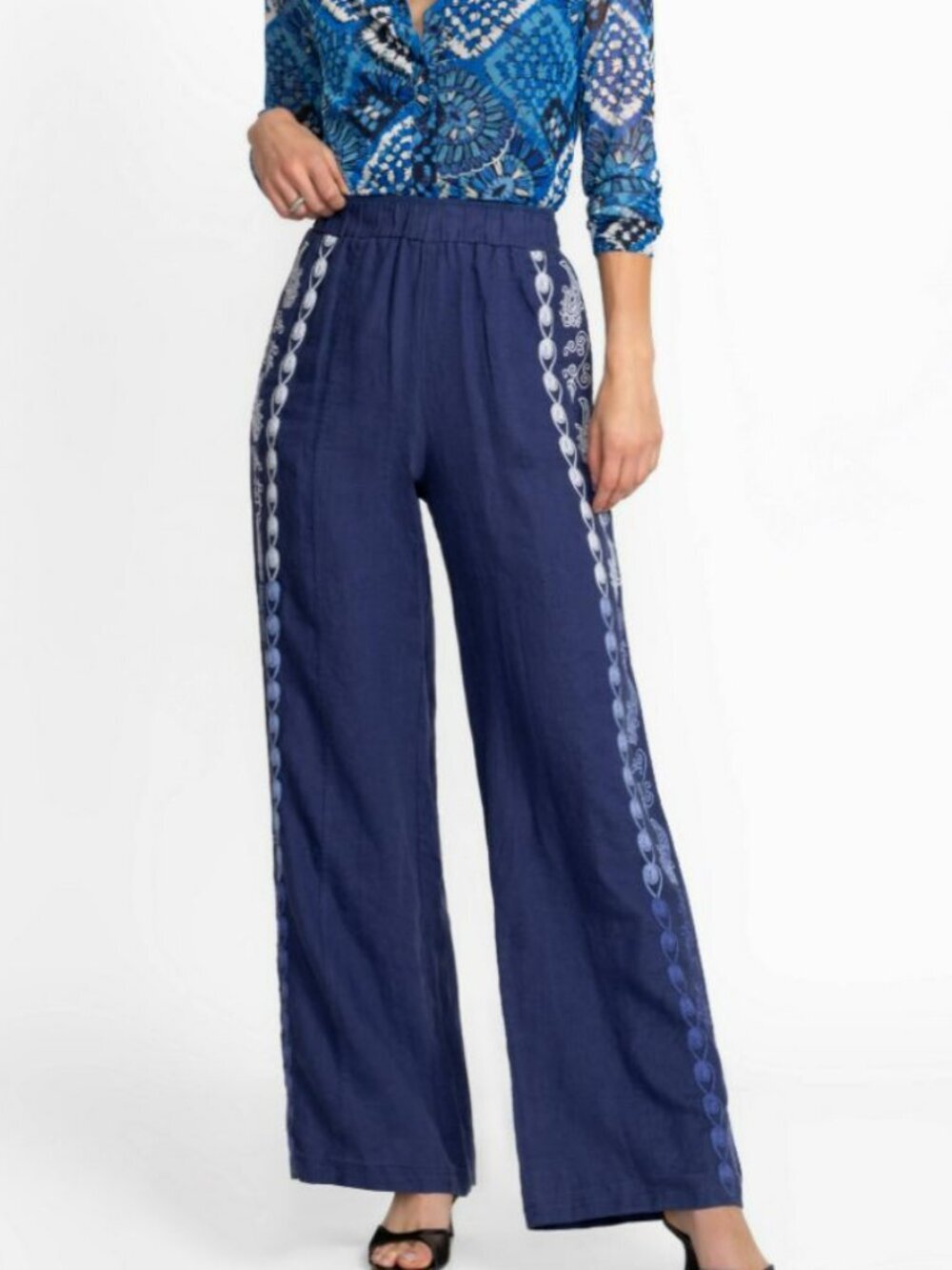 Johnny Was  Linen Pants